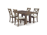 Moriville Beige Dining Table And 4 Chairs