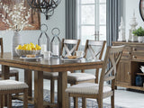Moriville Beige Dining Table And 6 Chairs