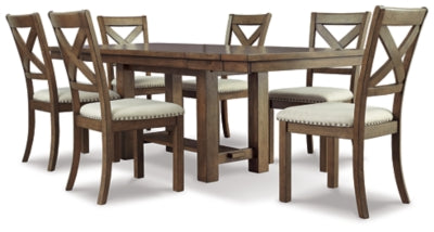 Moriville Beige Dining Table And 6 Chairs