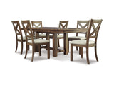 Moriville Beige Dining Table And 6 Chairs