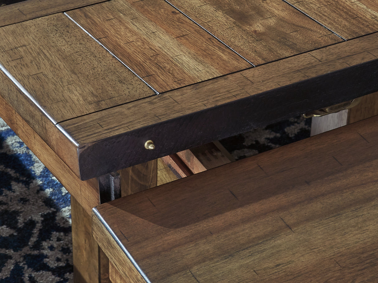 Moriville Grayish Brown Dining Table And 8 Chairs