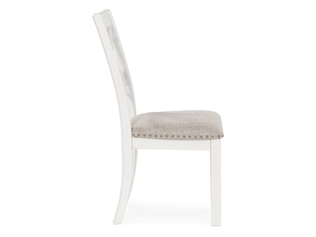 Robbinsdale Antique White Dining Table And 4 Chairs