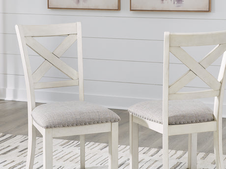 Robbinsdale Antique White Dining Table And 4 Chairs