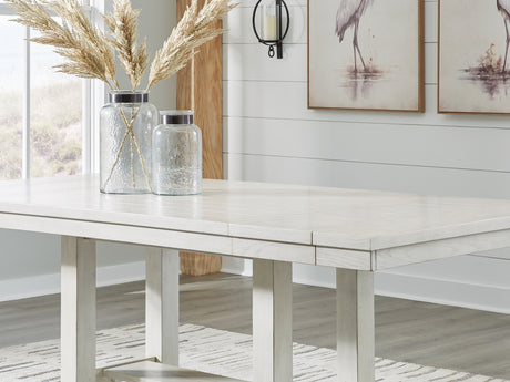 Robbinsdale Antique White Dining Table And 4 Chairs