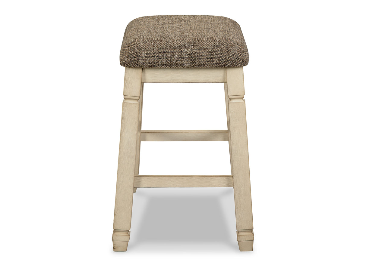 Bolanburg Antique White Counter Height Dining Table And 4 Barstools