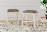 Bolanburg Two-Tone Counter Height Bar Stool