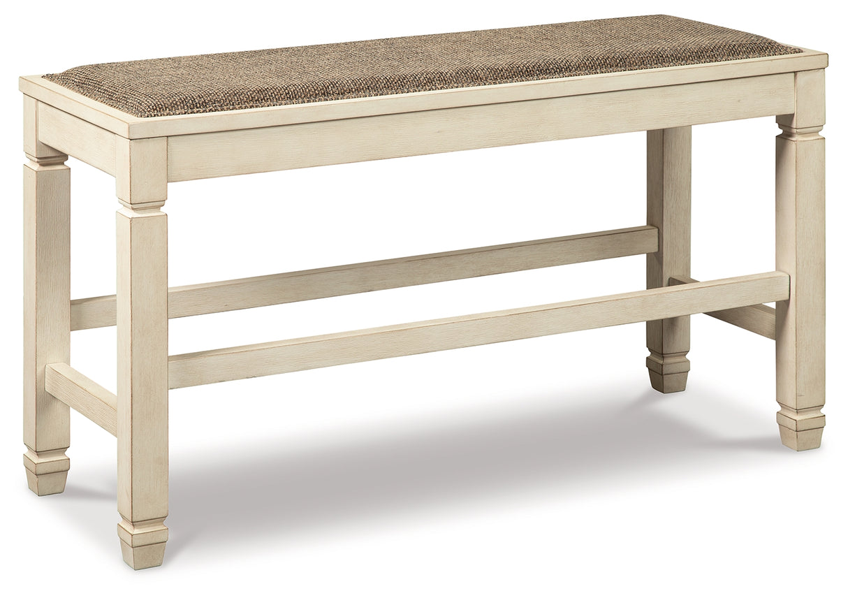 Bolanburg Two-Tone Counter Height Dining Bench