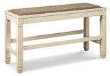 Bolanburg Two-Tone Counter Height Dining Bench