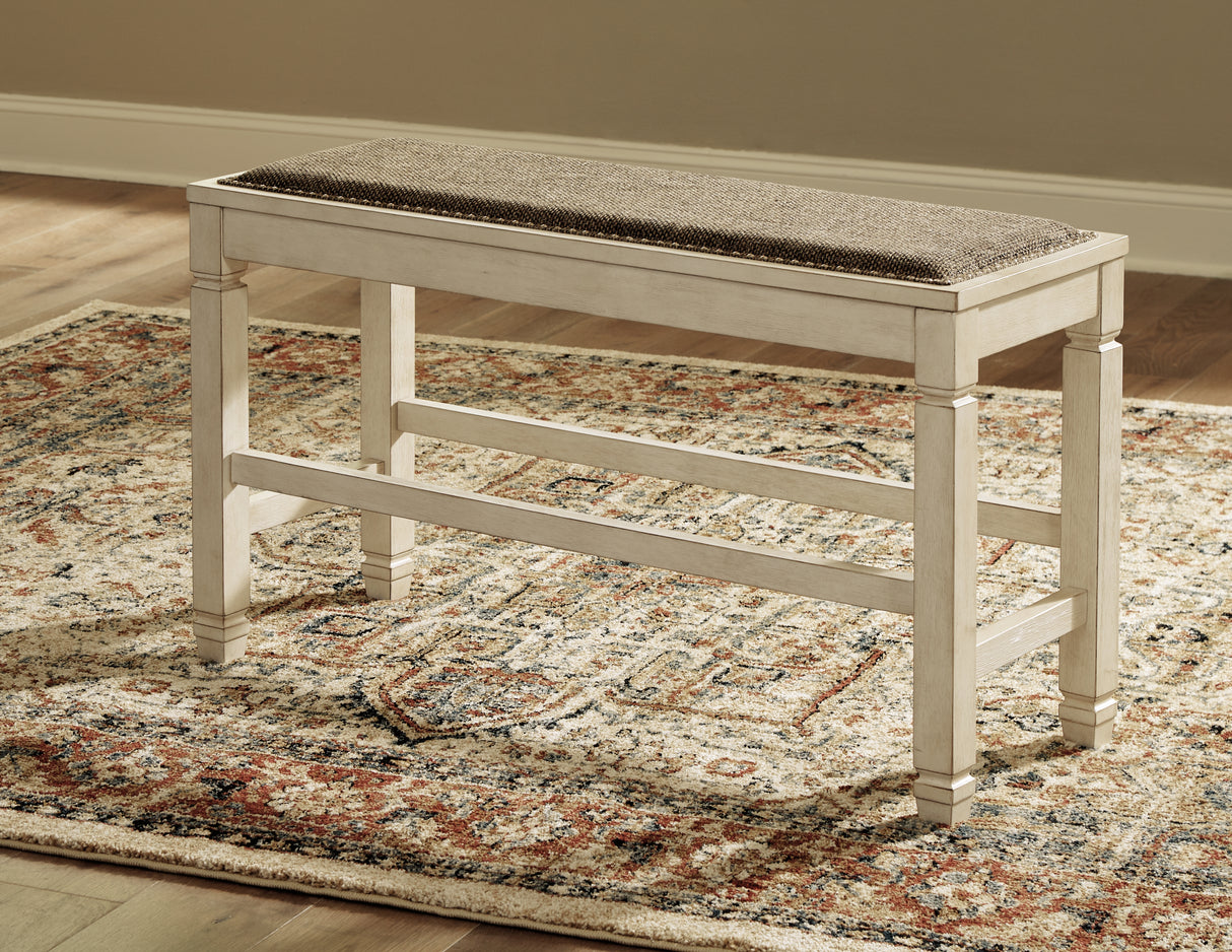 Bolanburg Two-Tone Counter Height Dining Bench