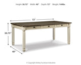 Bolanburg Two-Tone Dining Table