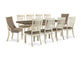 Bolanburg Antique White Dining Table And 10 Chairs