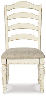Realyn Chipped White Dining Chair