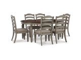 Lodenbay Antique Gray Dining Table And 6 Chairs