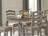 Lodenbay Antique Gray Dining Table And 6 Chairs
