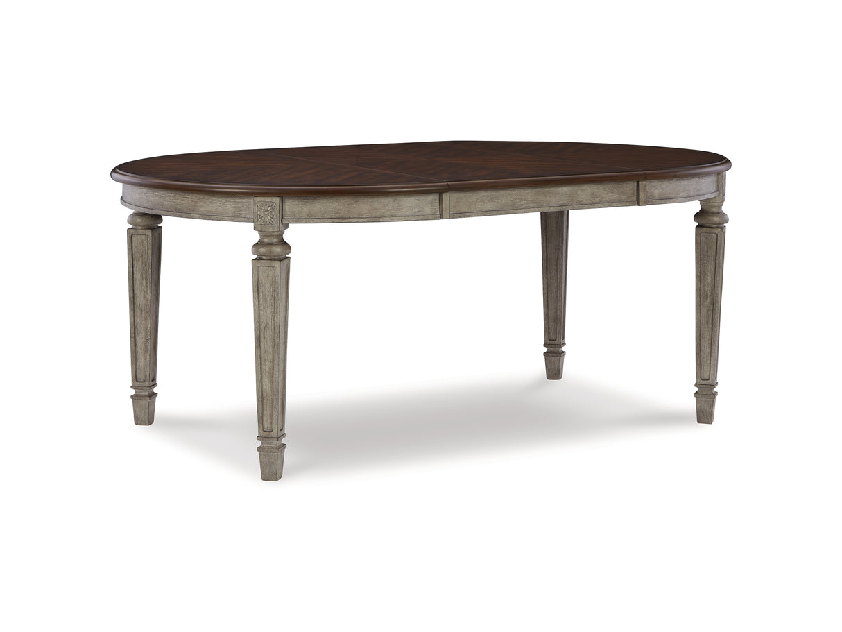 Lodenbay Antique Gray Dining Table And 6 Chairs