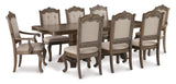 Charmond Brown Extendable Dining Set