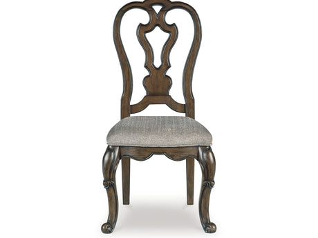 Maylee Dark Brown Dining Table And 4 Chairs