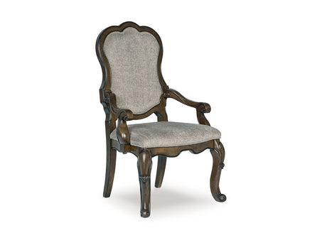 Maylee Dark Brown Dining Table And 4 Chairs