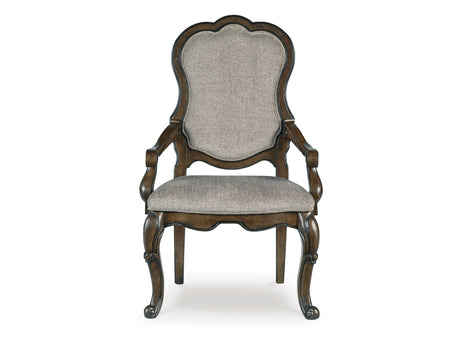 Maylee Dark Brown Dining Table And 4 Chairs