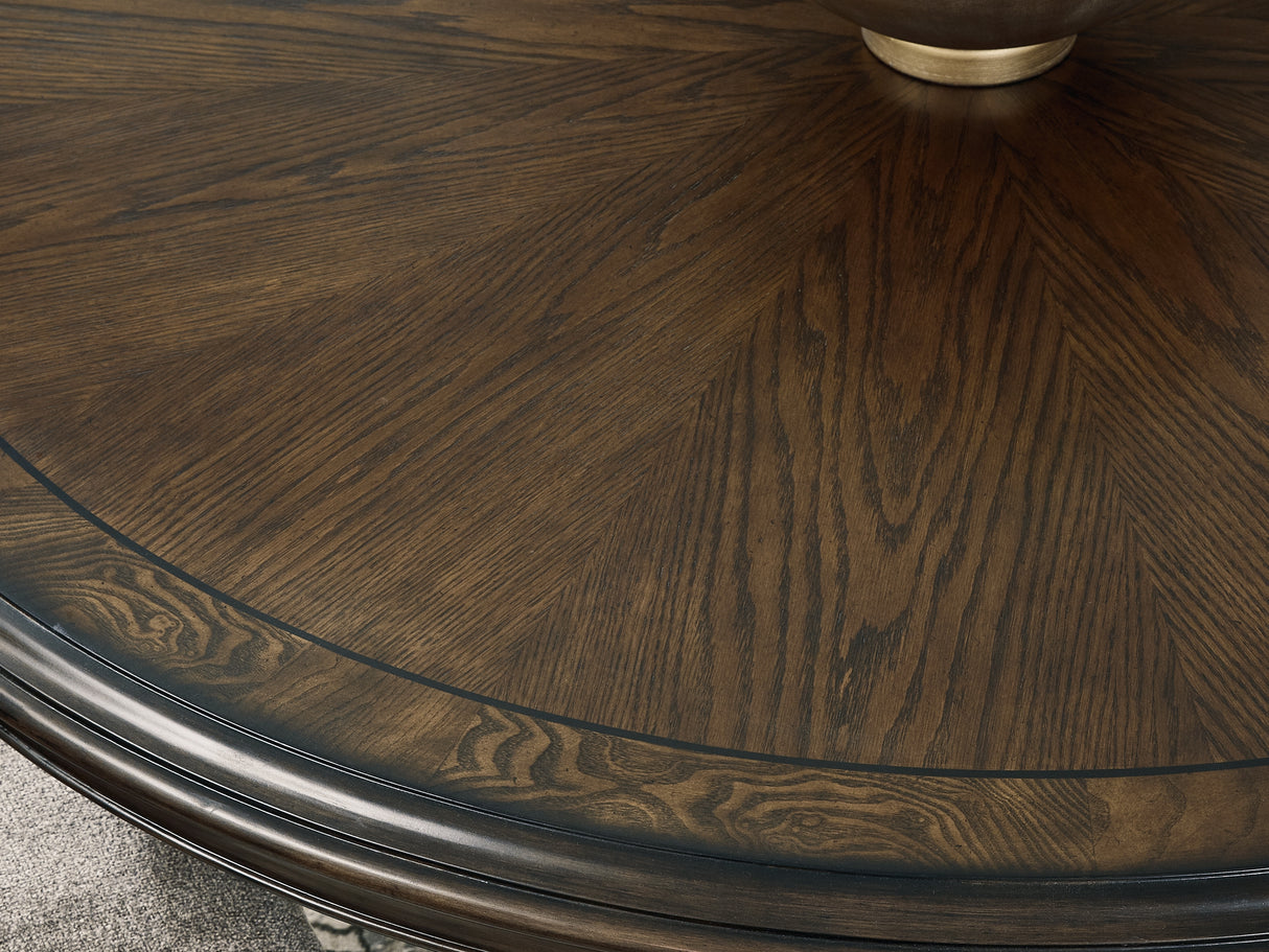 Maylee Dark Brown Dining Table And 6 Chairs