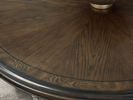 Maylee Dark Brown Dining Table And 6 Chairs