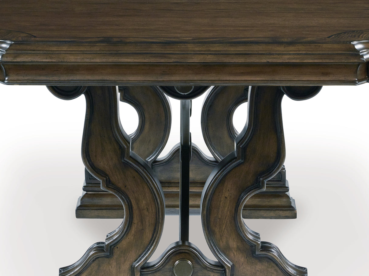 Maylee Dark Brown Dining Table And 4 Chairs