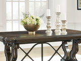 Maylee Dark Brown Dining Extension Table