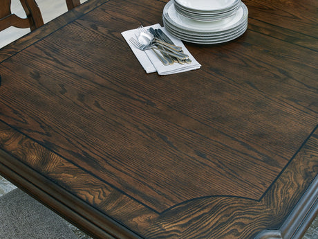 Maylee Dark Brown Dining Extension Table