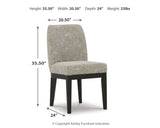 Burkhaus Dark Brown Dining Chair