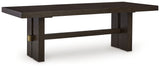 Burkhaus Dark Brown Dining Extension Table