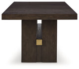 Burkhaus Dark Brown Dining Extension Table