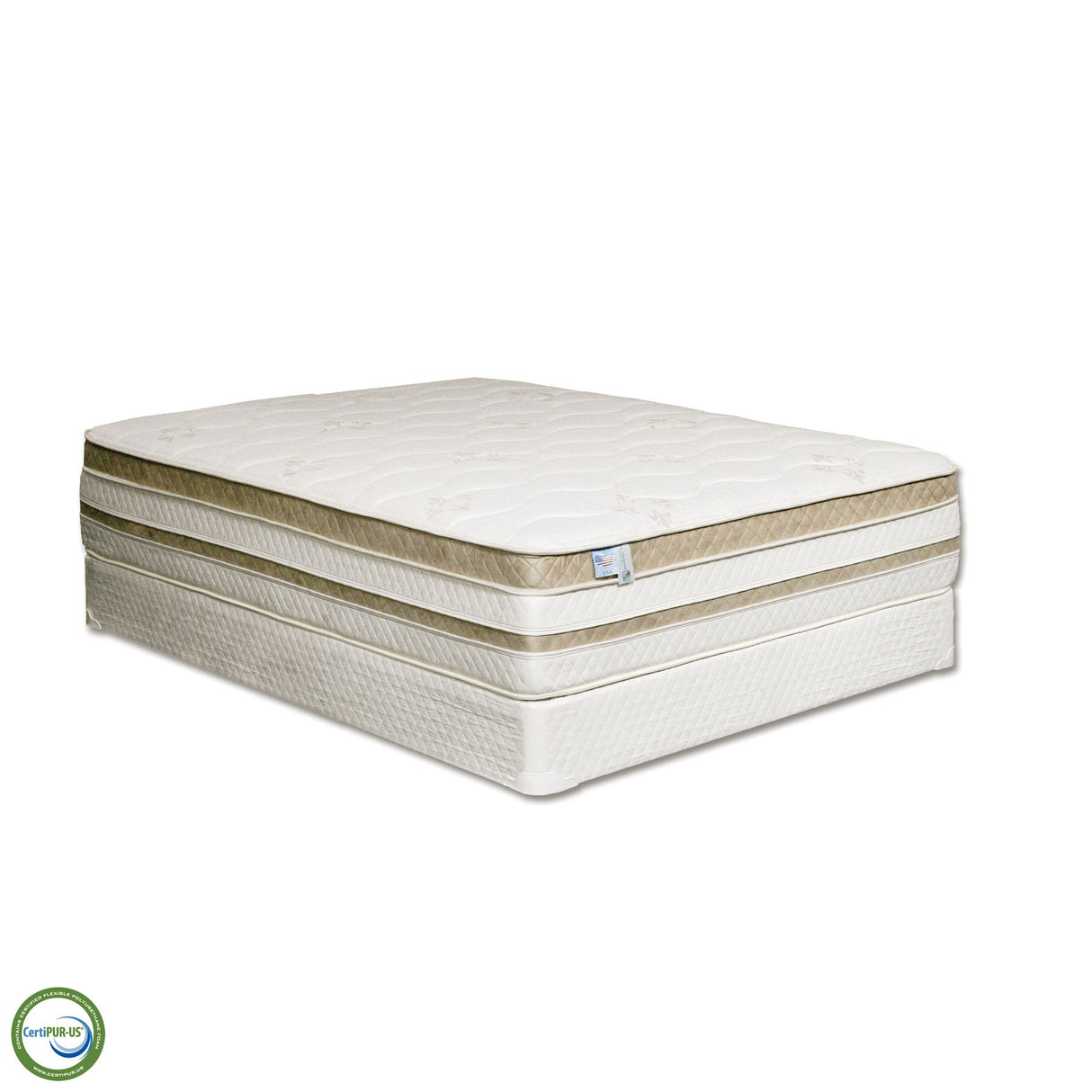 Zinnia 15" Gel-Infused Euro Pillow Top Mattress
