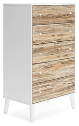 Piperton Two-Tone Brown/White Chest Of Drawers