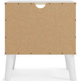 Piperton Two-Tone Brown/White Nightstand