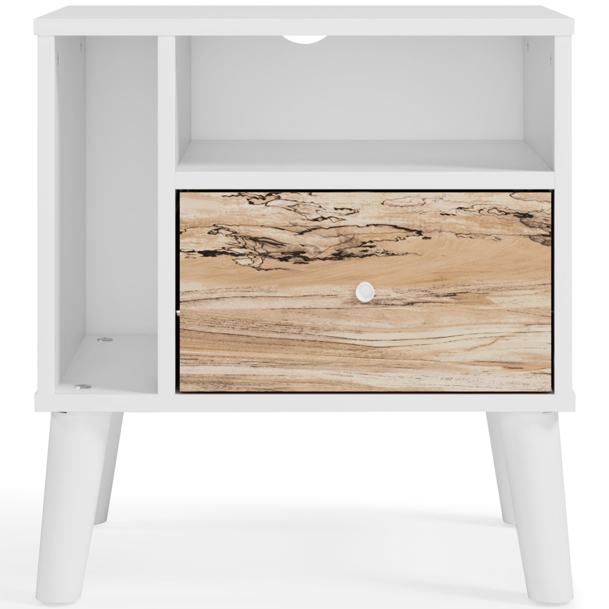 Piperton Two-Tone Brown/White Nightstand