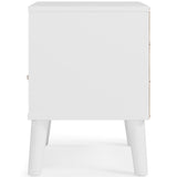 Piperton Two-Tone Brown/White Nightstand
