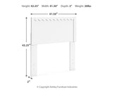 Hallityn Twin Panel Headboard