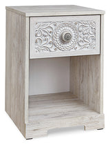 Paxberry Whitewash Nightstand