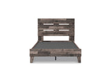 Neilsville Multi Gray Full Panel Platform Bed