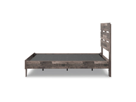 Neilsville Multi Gray Full Panel Platform Bed