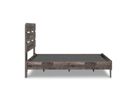 Neilsville Multi Gray Full Panel Platform Bed