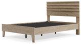 Oliah Natural Full Panel Platform Bed