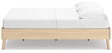 Cabinella Natural Full Platform Bed