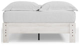 Shawburn Whitewash Full Platform Bed