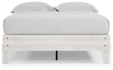 Shawburn Whitewash Full Platform Bed