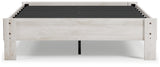 Shawburn Whitewash Full Platform Bed