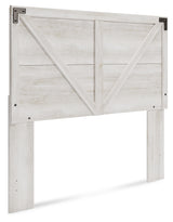 Shawburn Whitewash Queen Crossbuck Panel Headboard