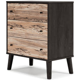Piperton Two-Tone Brown/Black Chest Of Drawers