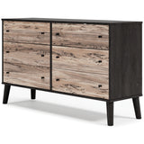 Piperton Two-Tone Brown/Black Dresser