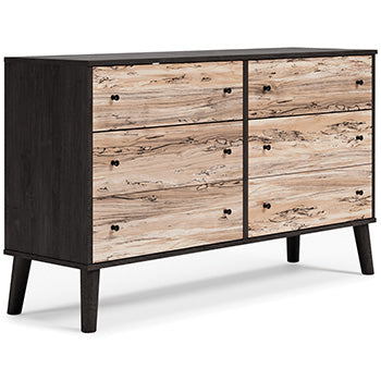 Piperton Two-Tone Brown/Black Dresser